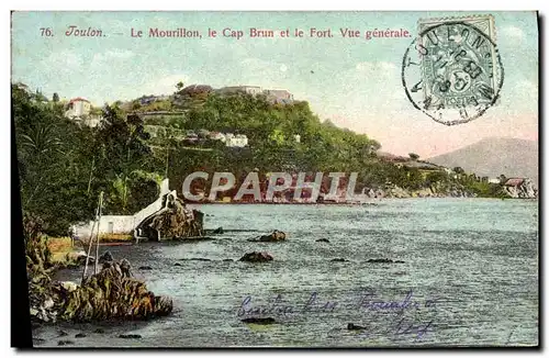 Ansichtskarte AK Toulon Mourillon le Cap Brun et le Fort Vue Generale