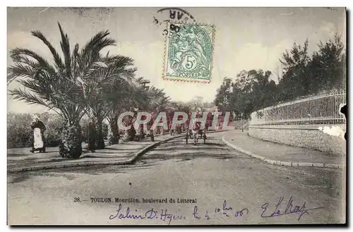 Cartes postales Toulon Mourillon Boulevard du Littoral