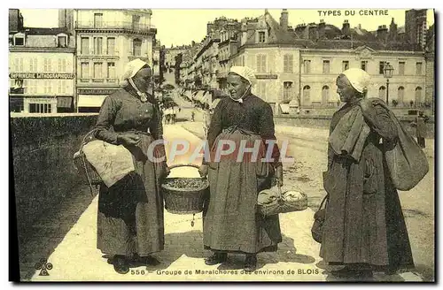 REPRO Types Du Centre Groupe de maraicheres des environs de Blois Folklore