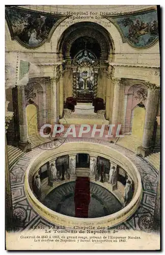 Cartes postales Paris Chapelle des Invalides Le tombeau de Napoleon 1er