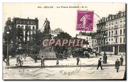 Cartes postales Lille La Place Richebe