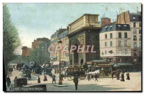 Cartes postales Paris Porte Saint Martin