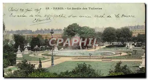 Cartes postales Paris Le Jardin des Tuileries