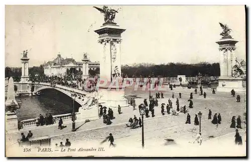 Cartes postales Paris Le Pont Alexandre III