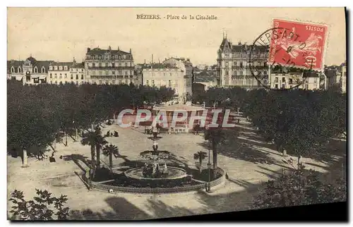 Ansichtskarte AK Beziers Place de la Citadelle