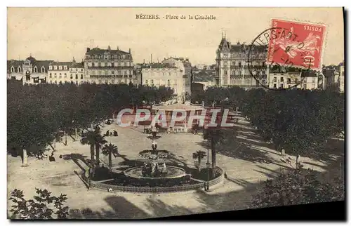 Cartes postales Beziers Place de la Citadelle