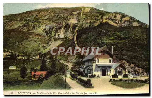 Cartes postales Lourdes Le Chemin Fer Funiculaire du Pic du Jer