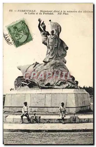 Cartes postales Ferryville Monument eleve a la Memoire des victimes du Lutin et du Farfadet