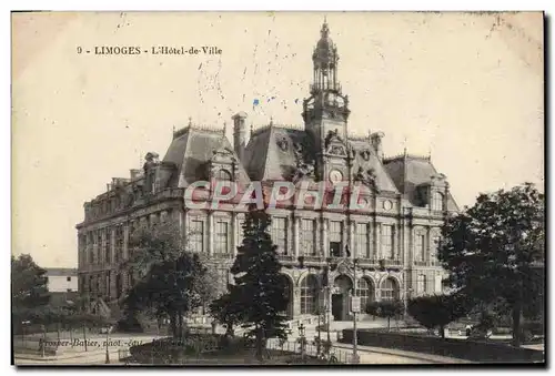 Cartes postales Limoges L&#39Hotel de Ville