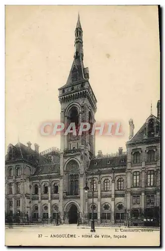 Cartes postales Angouleme Hotel de Ville Facade