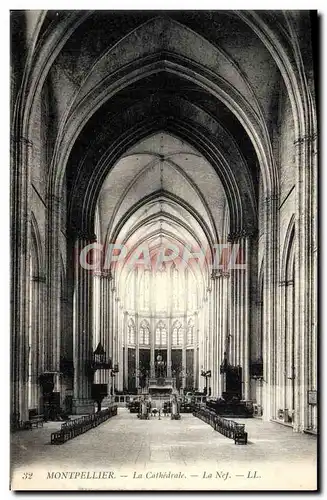 Cartes postales Montpellier La Cathedrale