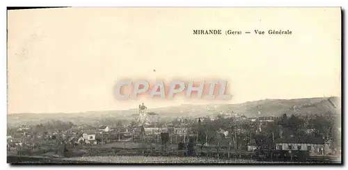 Cartes postales Mirande Vue Generale