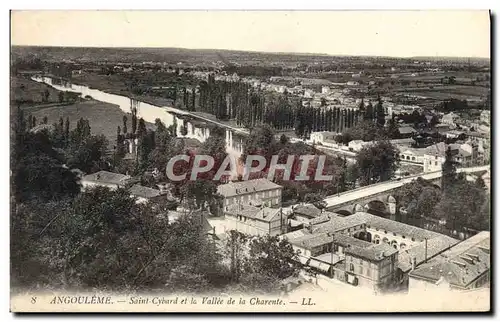 Cartes postales Angouleme Saint Cybard et le Vallee de la Charente