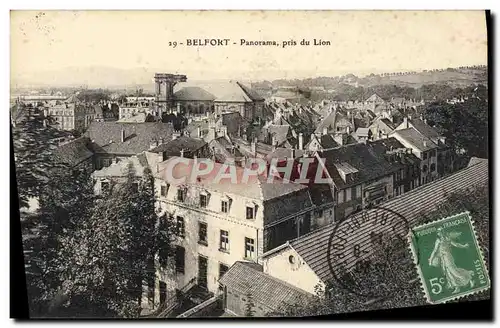 Ansichtskarte AK Belfort Panorama Pris du Lion