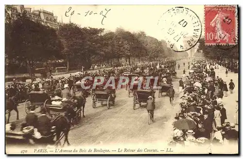 Cartes postales Paris L&#39Avenue du Bois de Boulogne Arc de TRiomphe