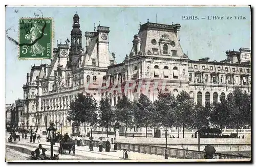 Cartes postales Paris L&#39Hotel de Ville