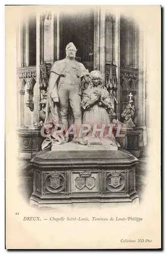 Cartes postales Dreux Chapelle Saint Louis Tombeau de Louis Philippe