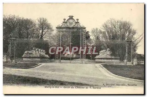 Ansichtskarte AK Marly le Roi Grille du chateau de V Sardou