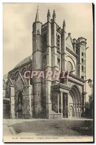 Cartes postales Montereau L&#39Eglise Notre Dame