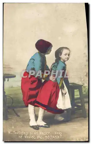 Cartes postales Enfants zouaves