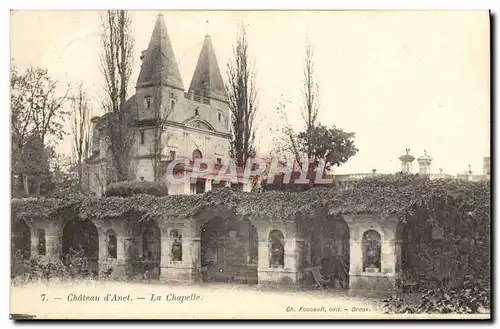 Cartes postales Chateau d&#39Anet La Chapelle