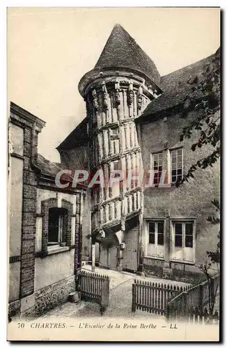 Cartes postales Chartres L&#39Escalier de la Reine Berthe