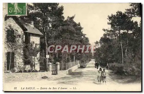 Cartes postales La Baule Entree du Bois d'Amour
