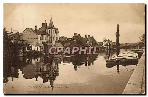 Cartes postales Saint Lo Lavoirs Sur la Vire