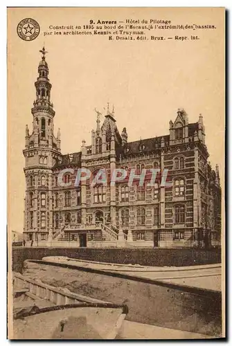 Cartes postales Anvers Hotel du Pilotage
