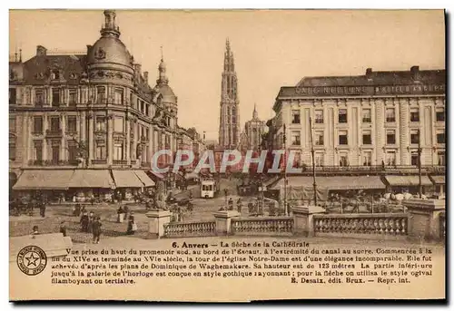Cartes postales Anvers La Fleche de la Cathedrale