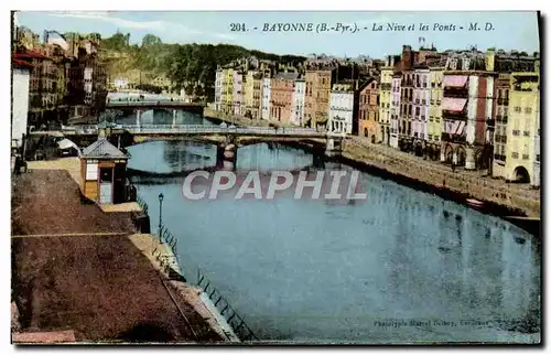 Cartes postales Bayonne La Nive et les Ponts