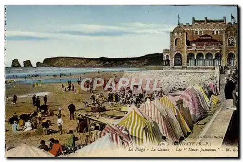 Cartes postales Hendaye Le Casino Les Deux Jumeaux