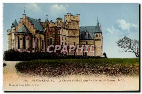 Cartes postales Hendaye Le Chateau d&#39Abbadia legue a l&#39Institut de France