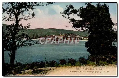 Cartes postales Hendaye La Bidassoa et Fontarabie Espagne