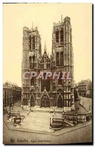 Cartes postales Bruxelles Eglise Sainte Gudule