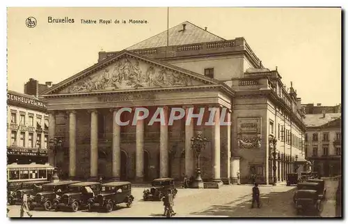 Ansichtskarte AK Bruxelles Theatre Royal de la Monnaie