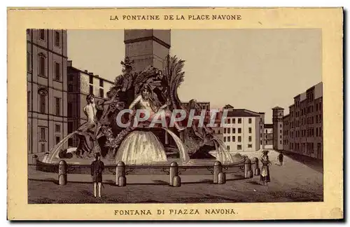 Cartes postales Fontana Di Piazza Navona Roma