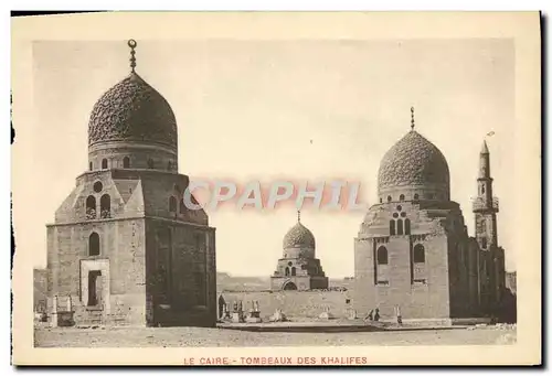 Ansichtskarte AK Le Caire Tombeaux Des Khalifes Egypte Egypt