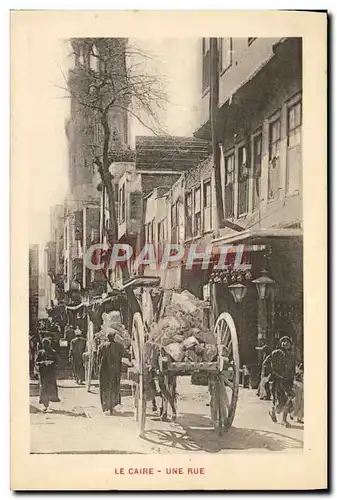 Cartes postales Le Caire Une Rue Egypte Egypt