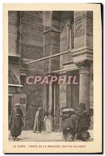 Ansichtskarte AK Le Caire Porte De La Mosquee Sultan Kalaoun Egypte Egypt