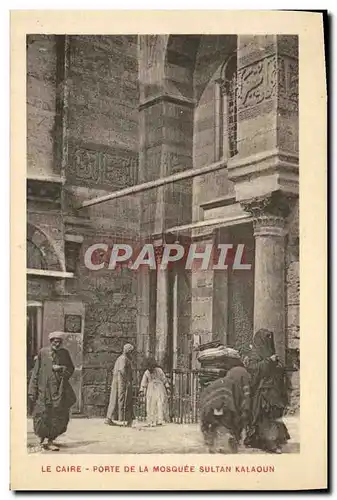Cartes postales Le Caire Porte De La Mosquee Sultan Kalaoun Egypte Egypt