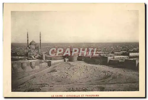 Cartes postales Le Caire Citadelle Et Panorama Egypte Egypt