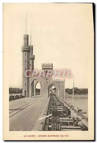 Cartes postales Le Caire Grand Barrage Du Nil Egypte Egypt