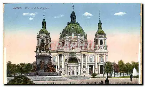 Cartes postales Berlin Dom und Lustgarten