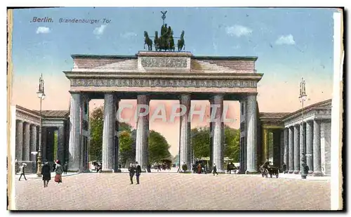 Cartes postales Berlin Brandenburger Tor