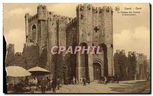 Cartes postales Gand Gent Le Chateau des Comtes
