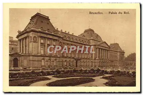 Cartes postales Bruxelles Palais du Roi