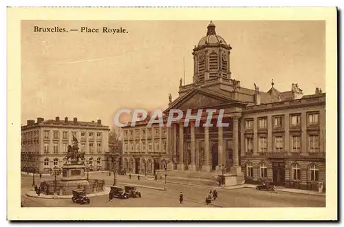 Cartes postales Bruxelles Place Royale