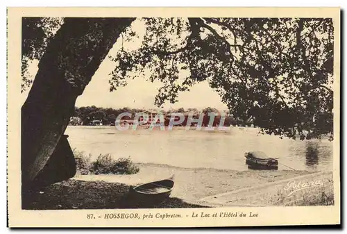 Ansichtskarte AK Hossegor Pres Capbreton Le lac et l&#39hotel du Lac