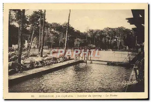 Ansichtskarte AK Hossegor Pres Capbreton Interieur du Sporting La piscine